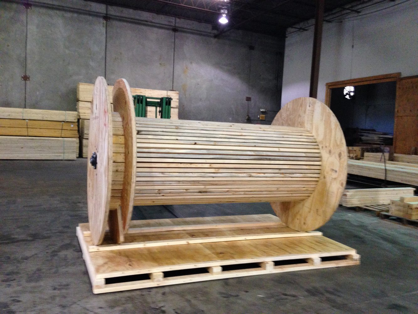 contact us 5 ispm certified crate manufacturer | large wooded spool