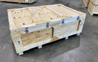 ispm certified crating company 4 ispm certified custom crate | image of wooden box